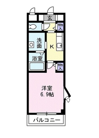 ベルコーポの物件間取画像